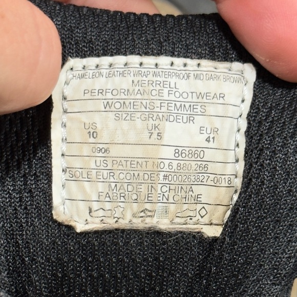 Merrell Chameleon Leather Wrap Waterproof Mid Boots - Picture 7 of 8